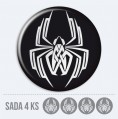 Sada 3D samolepek na stedy kol - spider