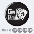 Sada 3D samolepek na stedy kol - LOW FAMILIA