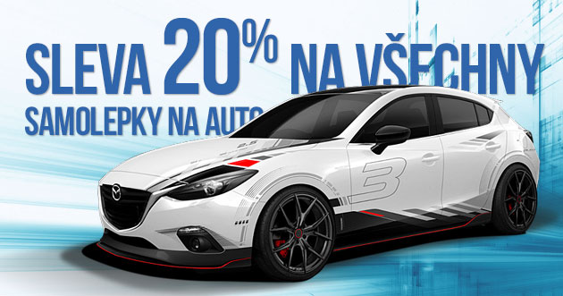 Sleva 20% do steden plnoci