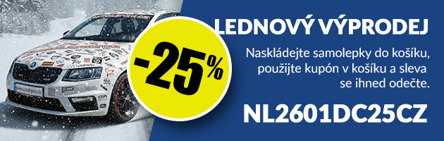 Lednov� v�prodej -25 %